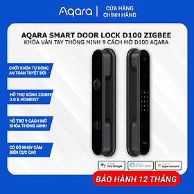 Mua Khoá Vân Tay Thông Minh AQARA D100 Zigbee Chốt Cửa Tự Động  9 Cách Mở Tích Hợp Chuông  Tương Thích HomeKey  Bản Quốc Tế  Hàng Chính Hãng  BH 24 Tháng