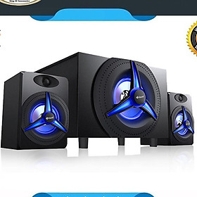 Loa vi tính 2.1 kiêm Bluetooth USB thẻ nhớ Kisonli TM-7000A led RGB Âm thanh cực khủng (HÀNG CHÍNH HÃNG)