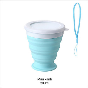 Mua Cốc ly gấp gọn bằng silicon dùng uống nước đa năng YD200  có dây xách