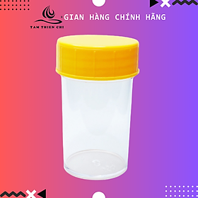 Lọ đựng mẫu nắp vàng Hồng Thiện Mỹ không nhãn 50ml túi 10 cái