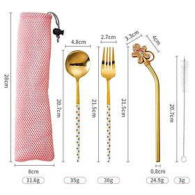 Mua Bộ muỗng đũa ống hút cá nhân làm bằng Inox