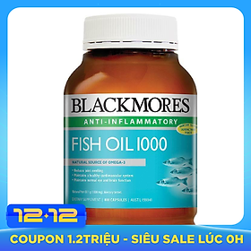 Dầu Cá Blackmores Fish Oil 1000mg - 400 Viên (Hàng Nhập Khẩu Từ Úc)
