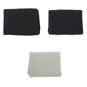 3x Dust Cover for Electronic Piano Keyboard Covers for 61/  Black/Gray
