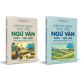 Sách - Combo Rèn kỹ năng đọc viết ngữ văn THPT - Tập 1 + 2 ( sách dùng cho lớp 10 - 11 - 12 )