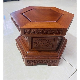 Mua Đôn Lục Giác bằng gỗ hương cao cấp