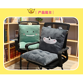 Mua ĐỆM LÓT vuông có tựa lưng hoạt hình cho văn phòng  đệm lót ghế văn phòng chống trượt   trang trí không gian làm việc  nhà cửa GD195-DLGheV