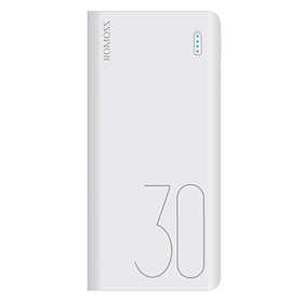 Pin Sạc Dự Phòng Romoss Sense 8 30000mAh (Trắng) - Hàng Nhập Khẩu