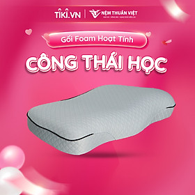 Gối Memory Foam Hoạt Tính Công Thái Học Thuần Việt Whisper