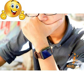 DÂY DÀNH CHO APPLE WATCH DA BÒ NÂU ĐẤT – RAM SIMPLE 1 CỰC CHẤT-ĐỦ SIZE 38/40, 42/44