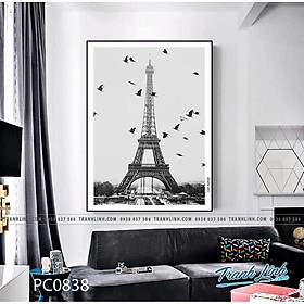 Tranh canvas khung cảnh tháp Eiffel