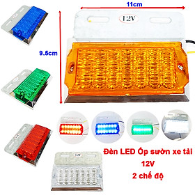 Đèn led ốp sườn hông xe tải và Container 2 chế độ loại công suất 12V-24V siêu sáng Green Networks Group ( 1 đèn )