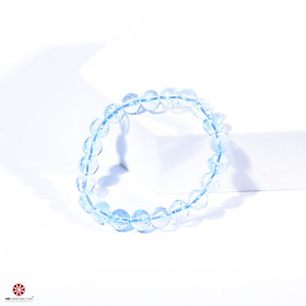 Vòng tay Đá Hoàng Ngọc - Topaz tự nhiên 100% đem lại bình an, may mắn - Hợp mệnh Thủy, Mộc - Nhiều kích thước lựa chọn | VietGemstones 