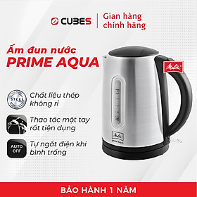 Ấm Đun Nước Siêu Tốc Kettle Melitta Prime Aqua - Hàng nhập khẩu chính hãng từ Đức