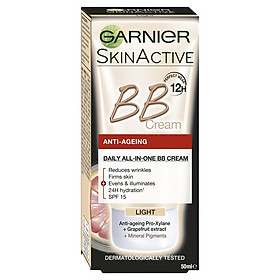 Garnier Youthful Radiance Miracle Skin Perfector BB Cream Anti Ageing Light 50ml