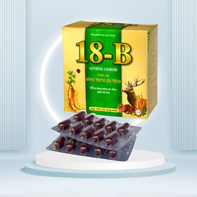 ￼Viên uống 18B - Gingseng - Lingzhi, Vinaphar, hộp 100 viên, tăng cường sức khoẻ