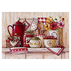 Bộ Tranh Kim Cương DIY Hình Nhà Bếp 5D