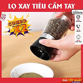 Mua Dụng Cụ Xay Tiêu Cầm Tay Cối Thuỷ Tinh
