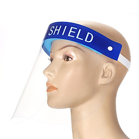 5Pcs Full Face Ma-sk Anti-droplets Anti-fog Face Shield Dust-proof Protective Cover Transparent Face Eyes Protector