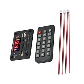 BT 5.0 MP3 Player Decoding Board 2x40W W/ Remote Control for DIY Speaker