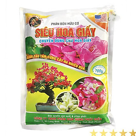 Phân bón hữu cơ Siêu Hoa Giấy chuyên dùng cho Hoa Giấy (túi 700gr)