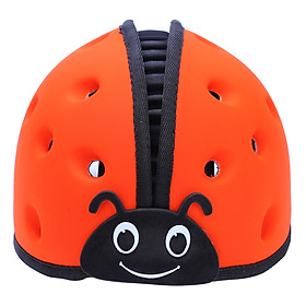 Mũ Bảo Vệ Đầu Cho Bé Mumguard Hình Bọ Cánh Cam - Cam