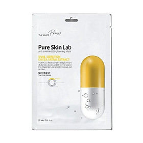 Mặt nạ The White Princess Pure Skin Lab chống nhăn và sáng da-chiết xuất dịch ốc sên & cám gạo đen