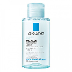 Nước Tẩy Trang Làm Sạch Sâu & Kiểm Soát Bã Nhờn Cho Da Dầu Nhạy Cảm La Roche-Posay Micellar Water Ultra Oily Skin 100ml