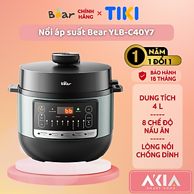 Mua Nồi Áp Suất Đa Năng 4L Bear YLB-C40Y7 - Có thể nấu mở nắp - Hàng Chính Hãng