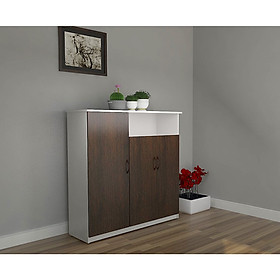 Mua Tủ giầy nhựa 3 cánh ngăn kéo trống TG10 106 x 34 x 106 cm
