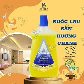 HCM Nước Lau Sàn Thiên Nhiên Astonish Hương Chanh, Sạch, Thơm Mát -