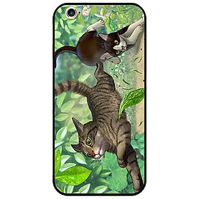 Ốp lưng in cho iphone 6 plus/ 6s plus mẫu bắt mèo