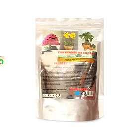 Mua Phân hữu cơ siêu dinh dưỡng tan chậm cho hoa lan  rau sạch tại gia. Gói 500gr 30 túi lưới.