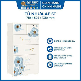 Mua  Qui Phúc  Tủ Nhựa 5 Tầng AE - Tủ Đựng Đồ Đa Năng  Chịu Tải 80kg  Kích Thước Lớn
