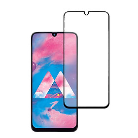 Miếng Dán Kính Cường Lực cho Samsung Galaxy M30 - Full màn hình - Màu Đen - Hàng Chính Hãng