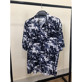 ️ĐƯỢC KIỂM HÀNG️Hình chụ thật ️Áo sơ mi hoa lá cao cấp unisex