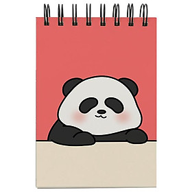 Sổ lò xo trên giấy trơn - 160 trang 9 x 13 cm 80gsm - panda - the sun 01