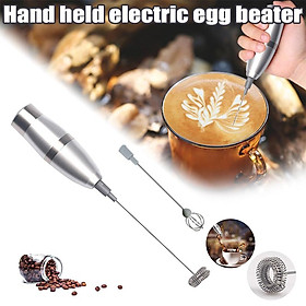 Mới Cầm Tay Điện Đánh Uống Hỗn Hợp 2 Mùa Xuân Đánh Đầu Một Chạm Vào Hoạt Động Bằng Pin Đánh Hoàn Hảo Cho Sô Cô La Nóng