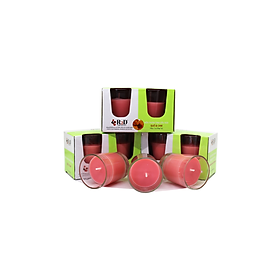 COMBO 3 HỘP NẾN THƠM TINH DẦU QUẾ CAM ĐẾN TỪ THƯƠNG HIỆU R2D, LÀM TỪ DẦU CỌ, DẦU DỪA, TINH DẦU, NGUYÊN LIỆU TỰ NHIÊN, LÀNH TÍNH.