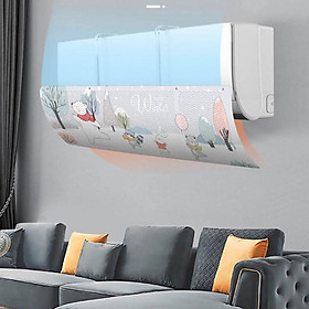 Tấm chắn gió điều hoà tuỳ chỉnh gió tiện lợi cho gia đình