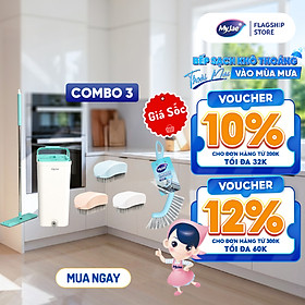 SỐ LƯỢNG CÓ HẠN - Bộ 3 món vệ sinh nhà cửa thông mình, tiện lợi, tiết kiệm thời gian