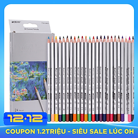 Bộ 24 Màu Cao Cấp Marco Raffine 7100-24CB (Hộp Giấy)