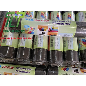 Mua TÚI RÁC ĐEN CUỘN 0.5KG  Túi rác  Túi rác cuộn đen  Túi rác tự hủy