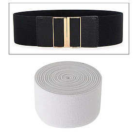 Braided Elastic Band, Elastic String Cord Heavy Stretch High Elasticity Knit Elastic Band for Sewing Craft DIY, 17.5 Yards