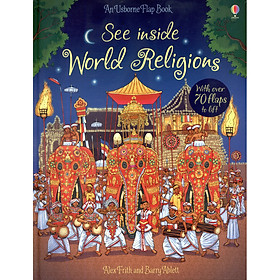 Ảnh bìa Sách tương tác tiếng Anh - Usborne See Inside World Religions