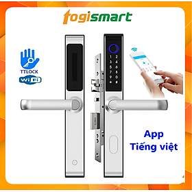 Mua Khóa vân tay chống nước  vỏ INOX  App TTLOCK Tiếng Việt 100%  Wifi (tùy chọn)  cửa nhôm  gỗ sắt...TOGI V3