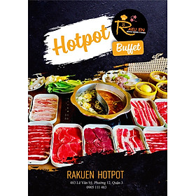 Hình ảnh Review Voucher Buffet Lẩu Rakuen Hotpot Menu 279K