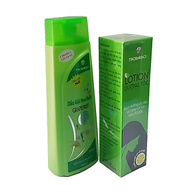 Combo dầu gội hoa bưởi ngăn rụng tóc Thorakao 400ml và Lotion tinh dầu bưởi Kích thích mọc tóc Thorakao 150ml