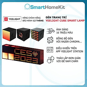 Đèn trang trí đa năng thông minh Yeelight Cube Smart Lamp, đồng bộ với màn hình 16 triệu màu gaming, đa hiệu ứng ánh sáng, gamesync, musicsyne, hỗ trợ matter/homekit - Hàng chính hãng