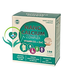 NANO CALCIUM COMPLEX Viên uống bổ sung canxi, Giúp Chắc Khỏe Xương