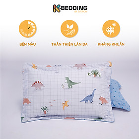 Vỏ gối nằm K-Bedding KMP chất vải Microfiber kích thước 35x50cm và 40x60cm